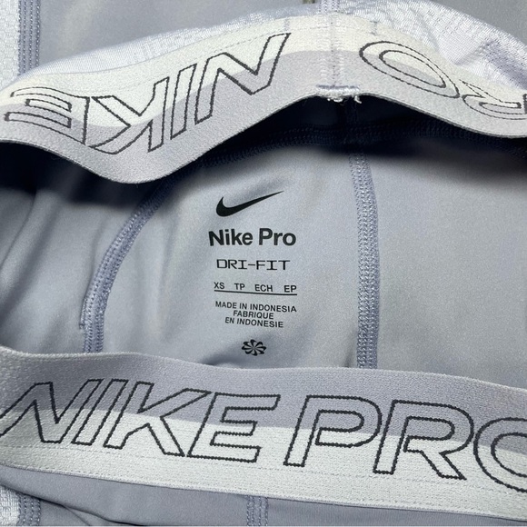 EUC Nike Pro High-Waisted 7/8 Training Leggings With Pockets - Indigo Haze - Picture 6 of 11